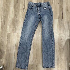 Brandy‎ Melville J. Galt Straight Light Wash Jeans Size Small